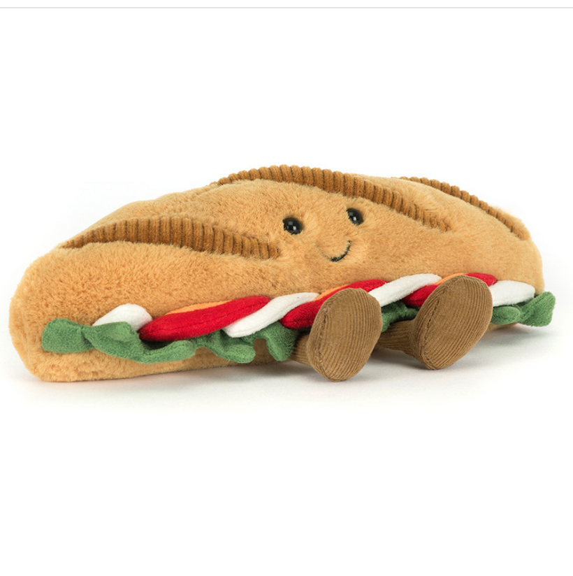 Jelly Cat Amuseables Caprese Baguette